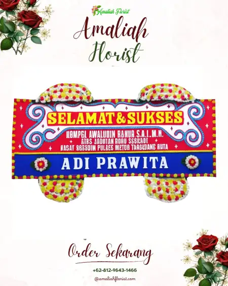 Papan Bunga Ucapan Selamat Kalentambo